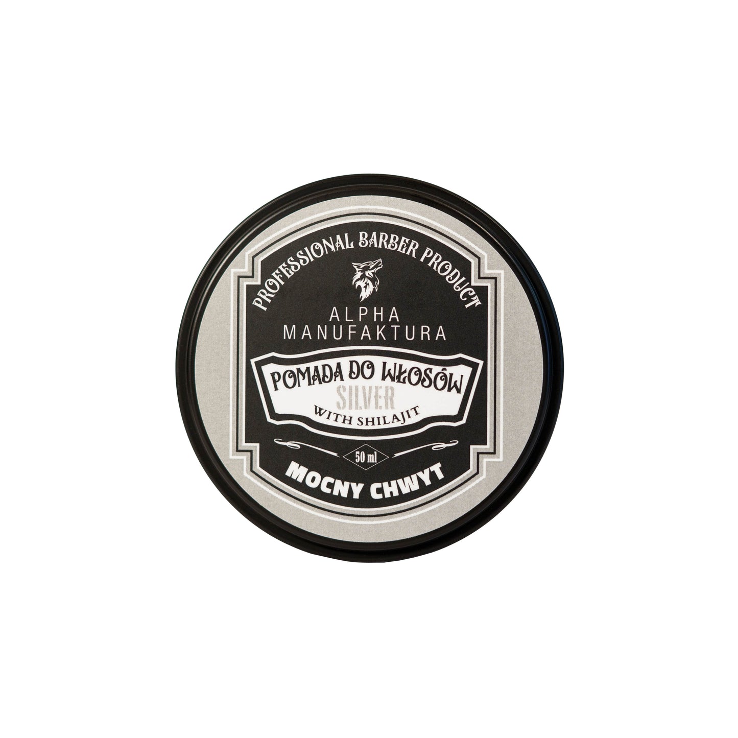 Mocna matowa pomada do włosów Silver | Alpha