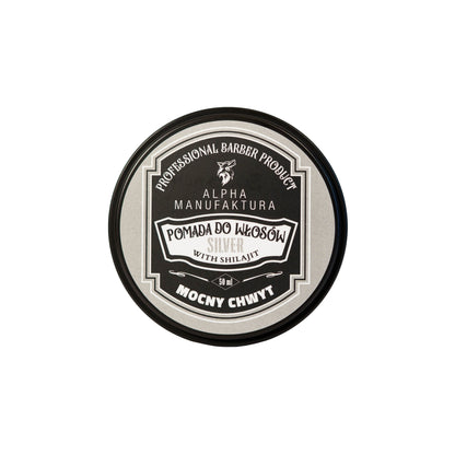 Mocna matowa pomada do włosów Silver | Alpha