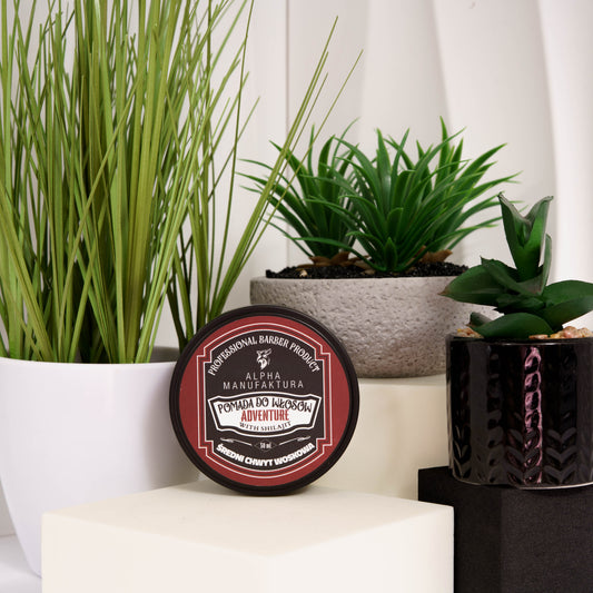 Średnia nabłyszczająca pomada do włosów Adventure | Alpha