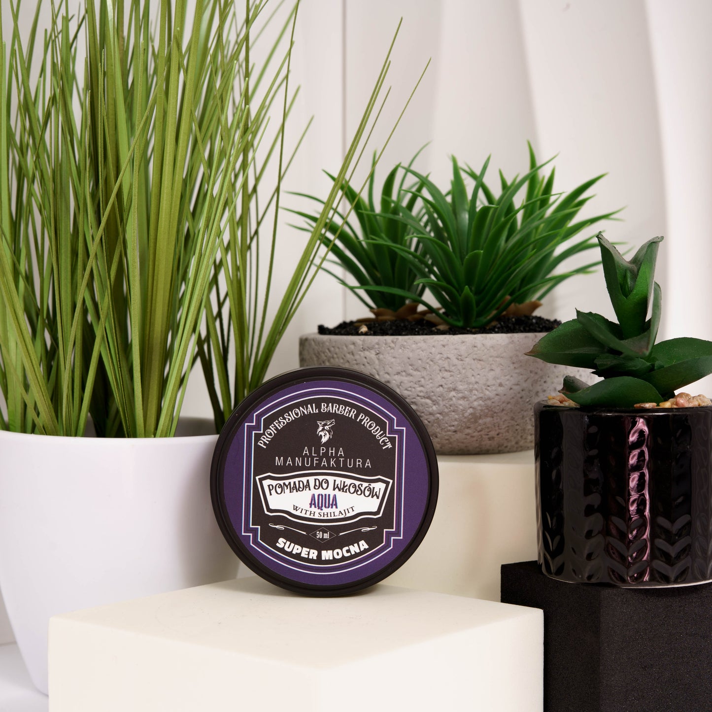 Super mocna matowa pomada do włosów Aqua | Alpha