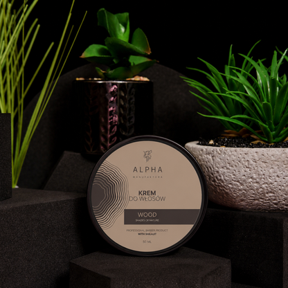 Krem do stylizacji włosów Wood 50ml | Alpha