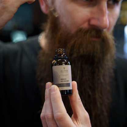 Serum do brody, zapach Wood 30 ml | Alpha