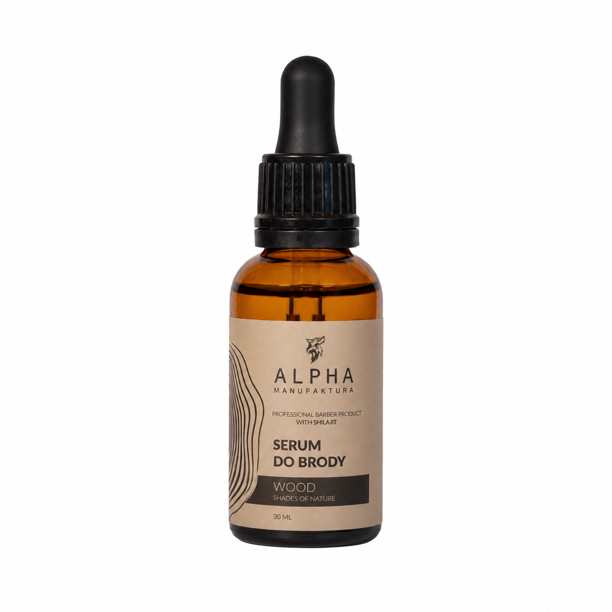 Serum do brody, zapach Wood 30 ml | Alpha