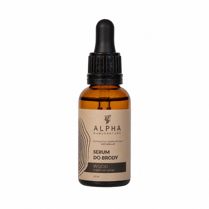 Serum do brody, zapach Wood 30 ml | Alpha